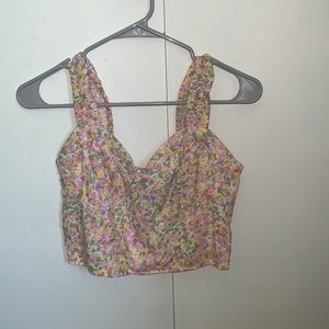 Cute floral tank